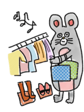 mouse sticker #1005909