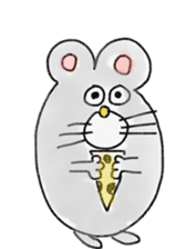 mouse sticker #1005918