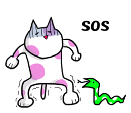 Smiley Cat !! sticker #1006039