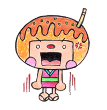 Iam TAKOYAKIN-chan sticker #1006090