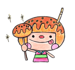 Iam TAKOYAKIN-chan sticker #1006093