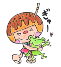 Iam TAKOYAKIN-chan sticker #1006103