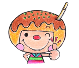 Iam TAKOYAKIN-chan sticker #1006117