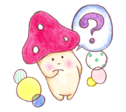 Kinoko-kun and jovial fellows sticker #1006768
