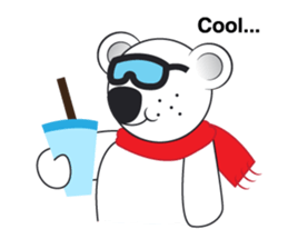 Polar Bear - Funny Sticker Set - (EN) sticker #1007935