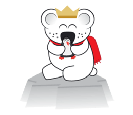 Polar Bear - Funny Sticker Set - (EN) sticker #1007938