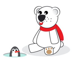 Polar Bear - Funny Sticker Set - (EN) sticker #1007939