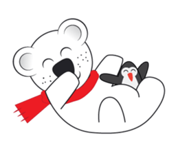 Polar Bear - Funny Sticker Set - (EN) sticker #1007941