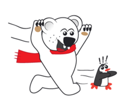 Polar Bear - Funny Sticker Set - (EN) sticker #1007949