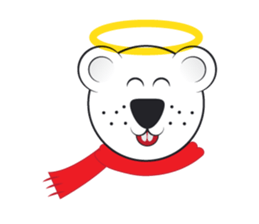 Polar Bear - Funny Sticker Set - (EN) sticker #1007952