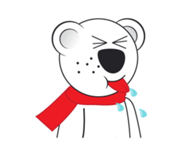 Polar Bear - Funny Sticker Set - (EN) sticker #1007957
