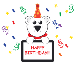 Polar Bear - Funny Sticker Set - (EN) sticker #1007960