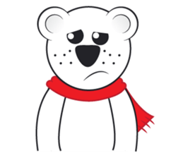 Polar Bear - Funny Sticker Set - (EN) sticker #1007961
