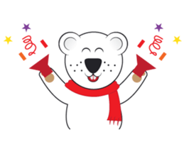 Polar Bear - Funny Sticker Set - (EN) sticker #1007962