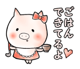 Wife of piglets sticker #1008248