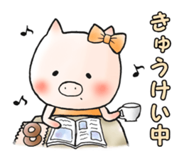 Wife of piglets sticker #1008256