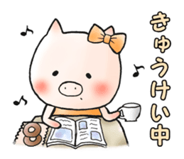 Wife of piglets sticker #1008256