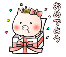 Wife of piglets sticker #1008259