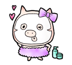 Wife of piglets sticker #1008273