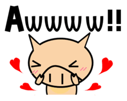 ENJOY! KOBUTA! ENGLISH! sticker #1008571