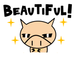 ENJOY! KOBUTA! ENGLISH! sticker #1008572