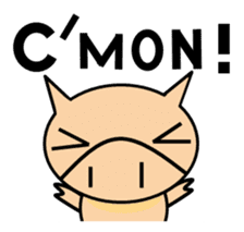 ENJOY! KOBUTA! ENGLISH! sticker #1008573