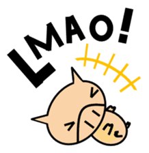 ENJOY! KOBUTA! ENGLISH! sticker #1008574