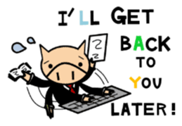 ENJOY! KOBUTA! ENGLISH! sticker #1008576