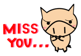 ENJOY! KOBUTA! ENGLISH! sticker #1008579