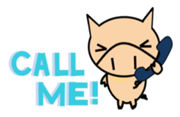 ENJOY! KOBUTA! ENGLISH! sticker #1008580