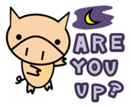 ENJOY! KOBUTA! ENGLISH! sticker #1008585