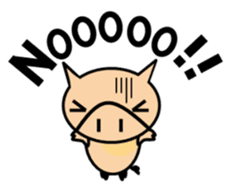 ENJOY! KOBUTA! ENGLISH! sticker #1008587