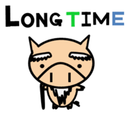 ENJOY! KOBUTA! ENGLISH! sticker #1008591