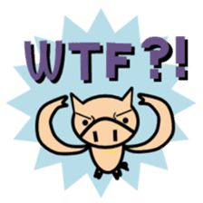 ENJOY! KOBUTA! ENGLISH! sticker #1008593