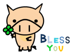 ENJOY! KOBUTA! ENGLISH! sticker #1008598