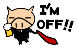 ENJOY! KOBUTA! ENGLISH! sticker #1008600