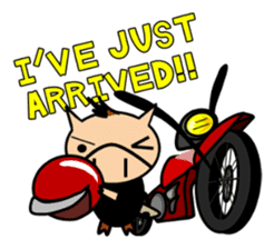 ENJOY! KOBUTA! ENGLISH! sticker #1008605