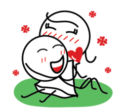 Boy Meets Girl By Human Touch sticker #1009288