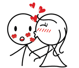 Boy Meets Girl By Human Touch sticker #1009289