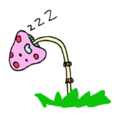 mushrooms sticker #1009372