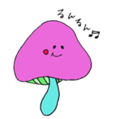 mushrooms sticker #1009374