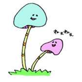 mushrooms sticker #1009388