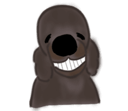 Dogs live seaside sticker #1009447