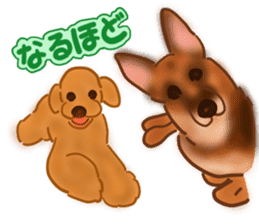 Dogs live seaside sticker #1009462