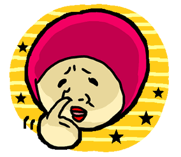 Pink Head Pop Girl sticker #1009494