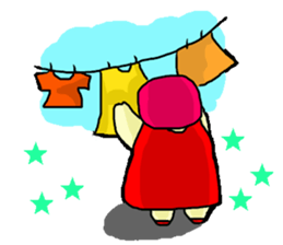 Pink Head Pop Girl sticker #1009510