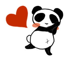 Loose Feeling Panda sticker #1009727