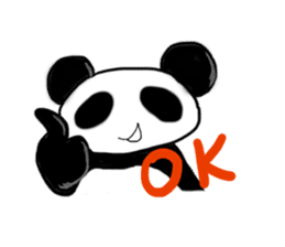 Loose Feeling Panda sticker #1009743