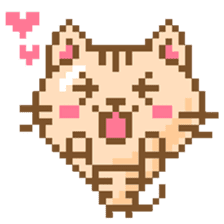Tora cat sticker #1009768