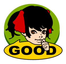 School Girl KOOLKO in English sticker #1009812